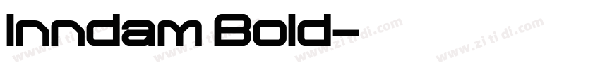 Inndam Bold字体转换